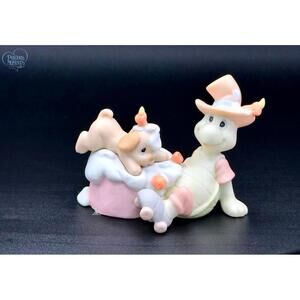 Precious Moments Figurine - Turtle and Puppy Cake Celebration 🎂🐢🐶